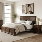 NOVAHOME Maderne walnut bedroom set product image 3