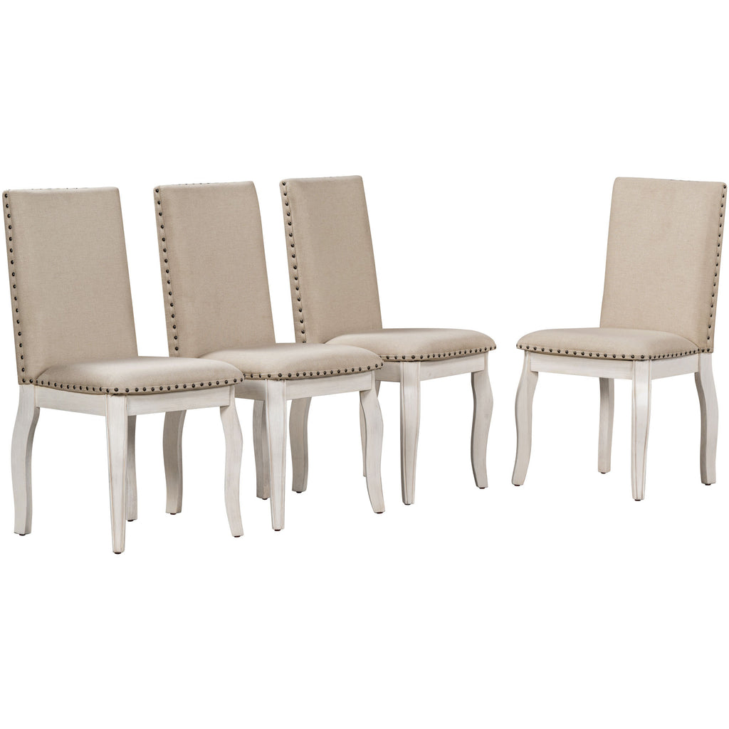 NOVAHOME 5-piece extendable farmhouse dining set product image 22