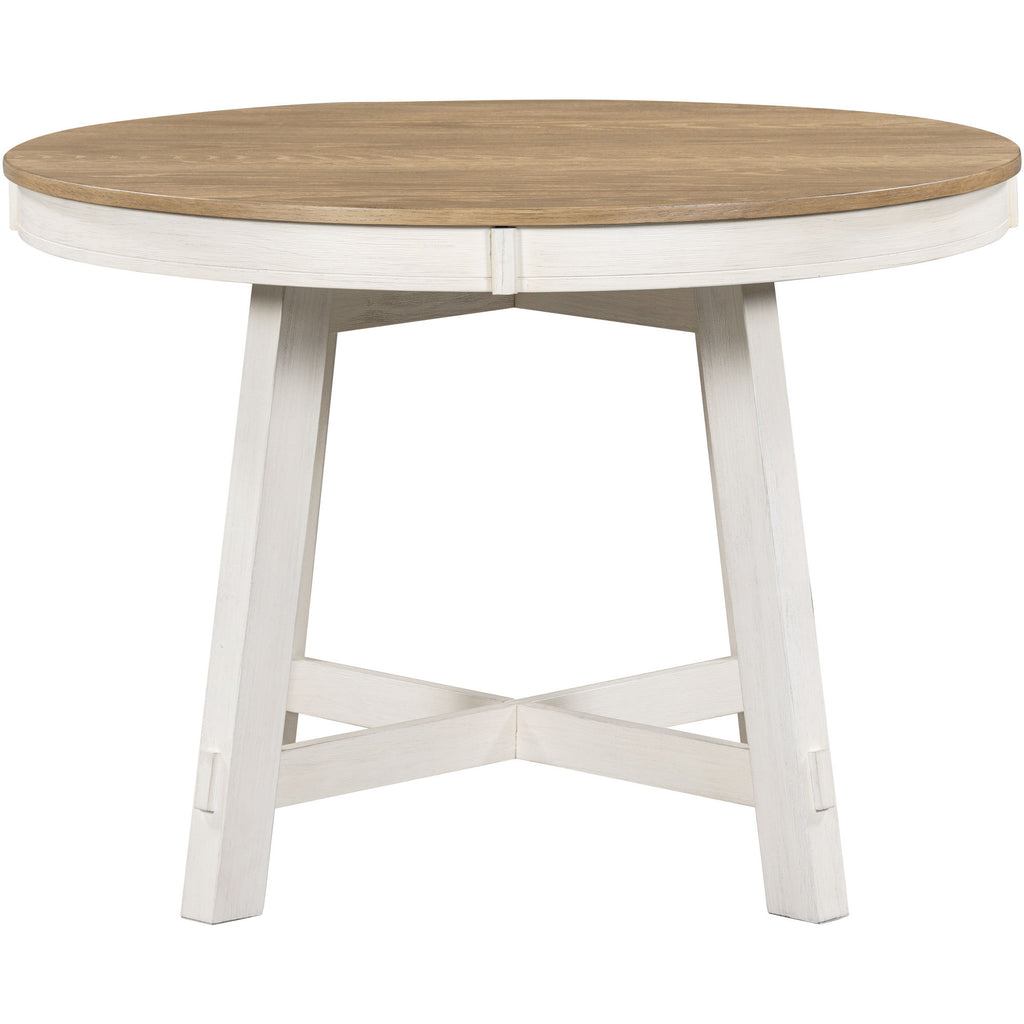 NOVAHOME 5-piece extendable farmhouse dining set product image 27