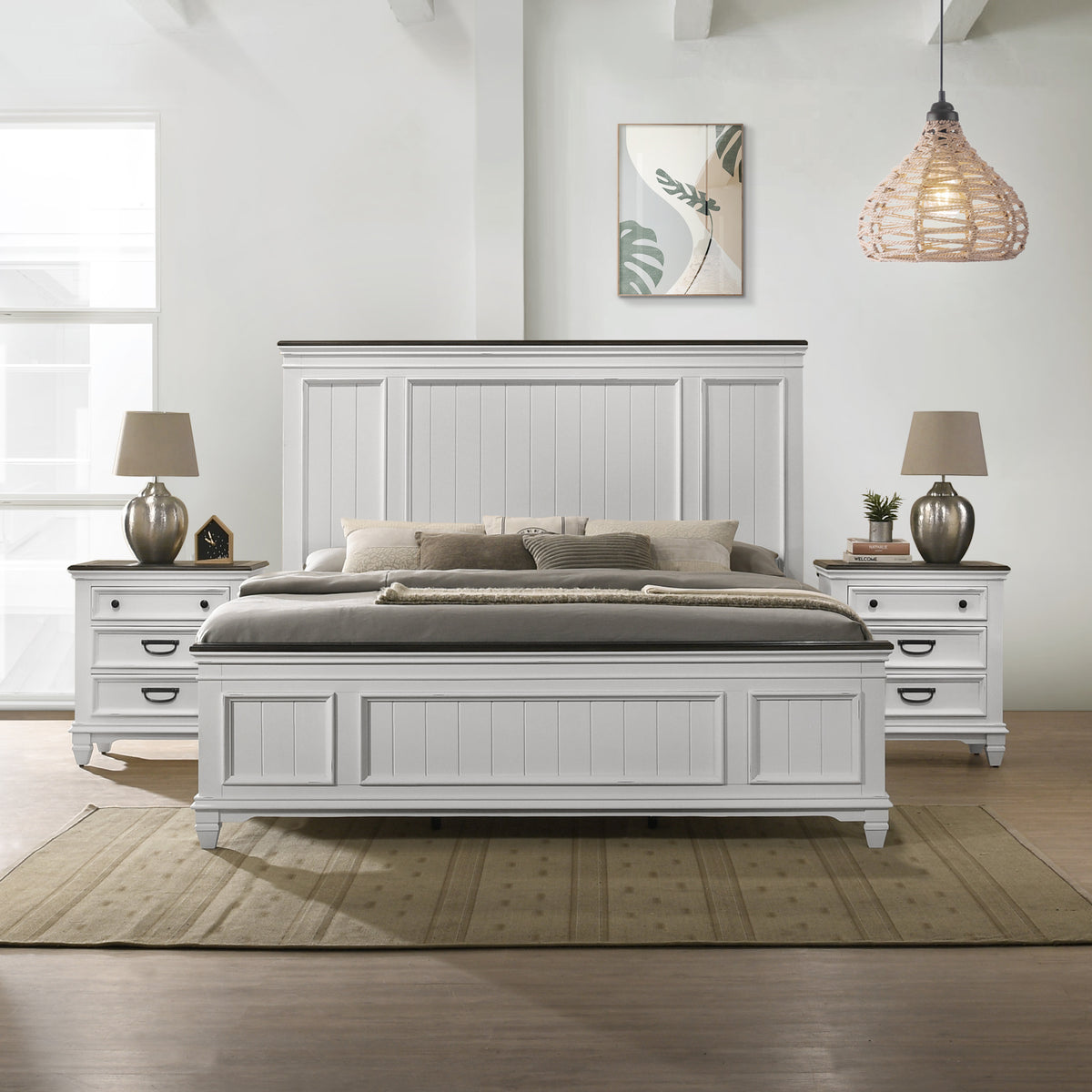 NOVAHOME Clelane wood bedroom set product image 1