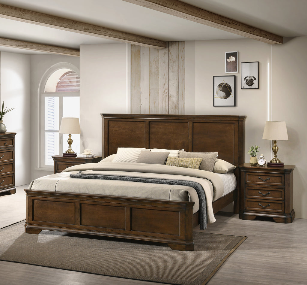 NOVAHOME Maderne walnut bedroom set product image 5