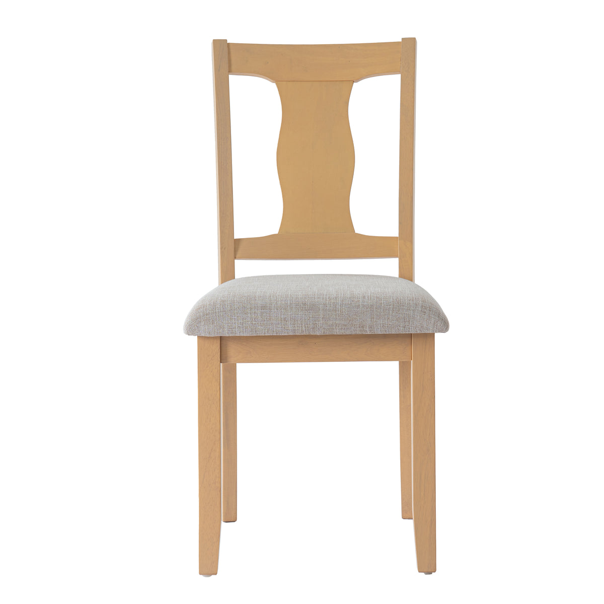 NOVAHOME natural and beige upholstered dining chair product image 6
