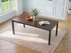 NOVAHOME extendable farmhouse dining table product image 14