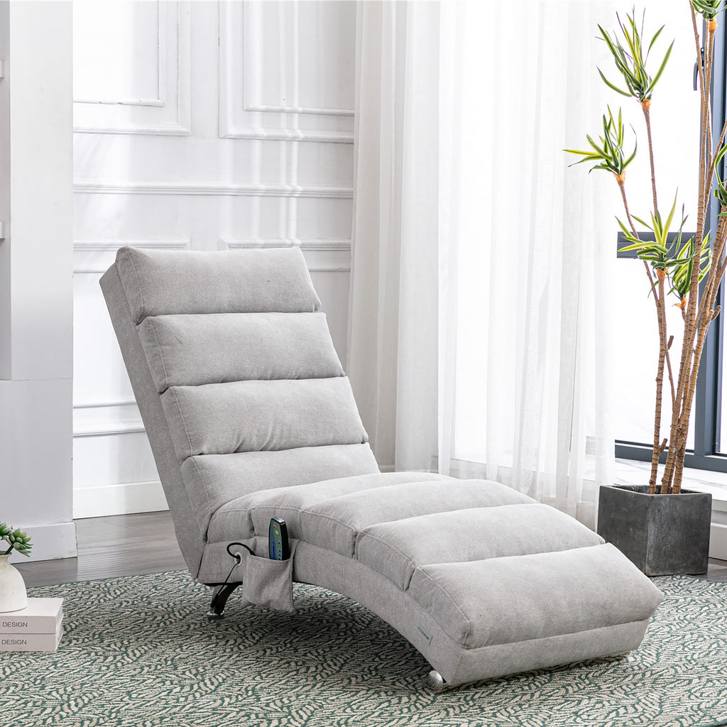 NOVAHOME upholstered vibration chaise lounge product image 5
