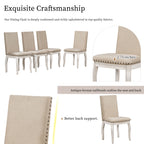 NOVAHOME 5-piece extendable farmhouse dining set product image 8