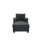 NOVAHOME convertible accent chair and ottoman product image 7