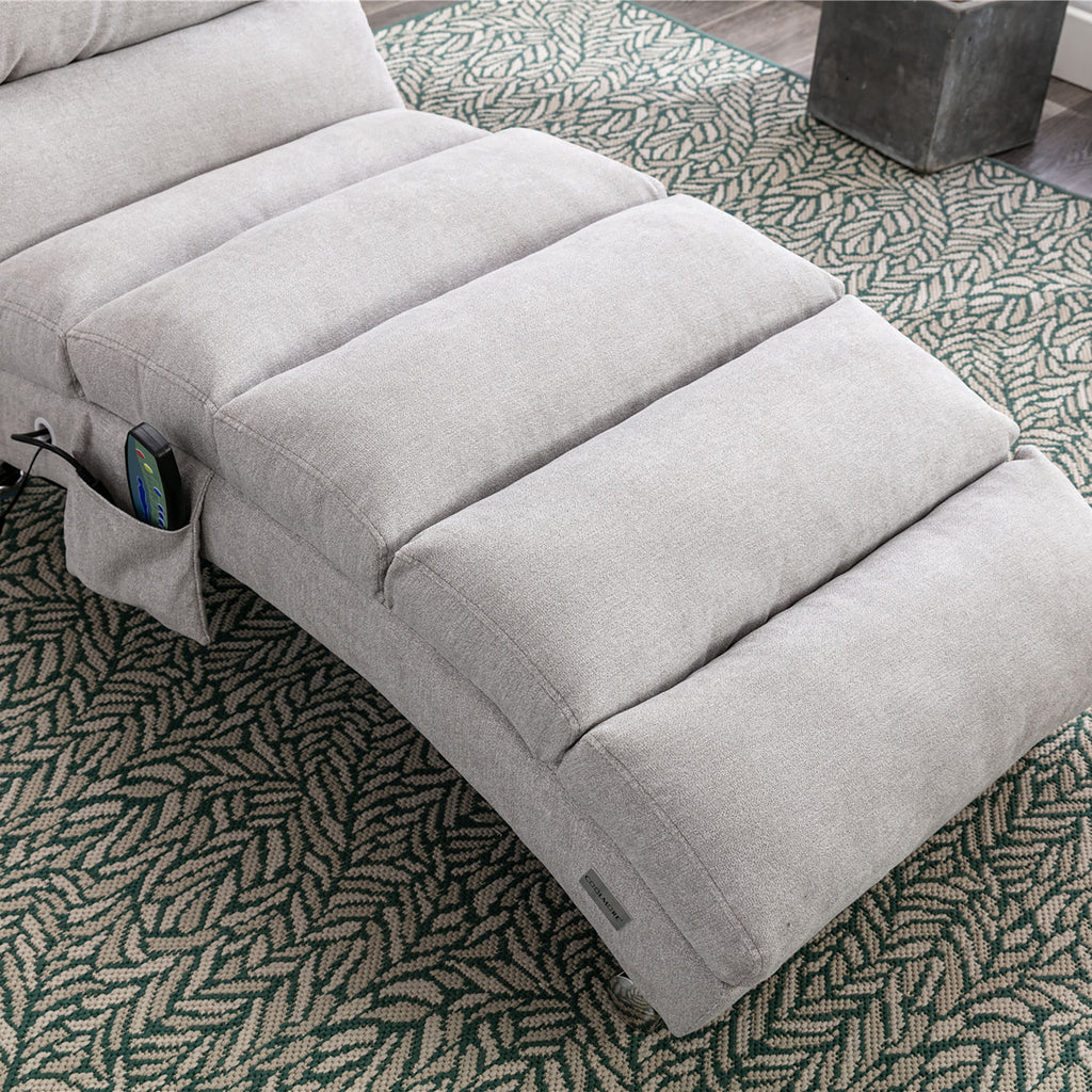 NOVAHOME upholstered vibration chaise lounge product image 11