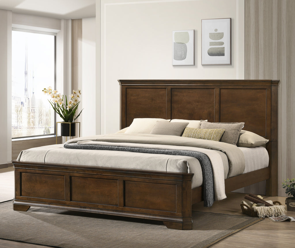 NOVAHOME Maderne walnut bedroom set product image 7