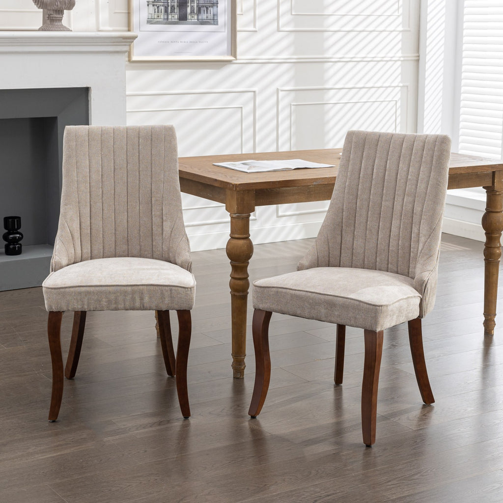 NOVAHOME upholstered high-back dining chair product image 1
