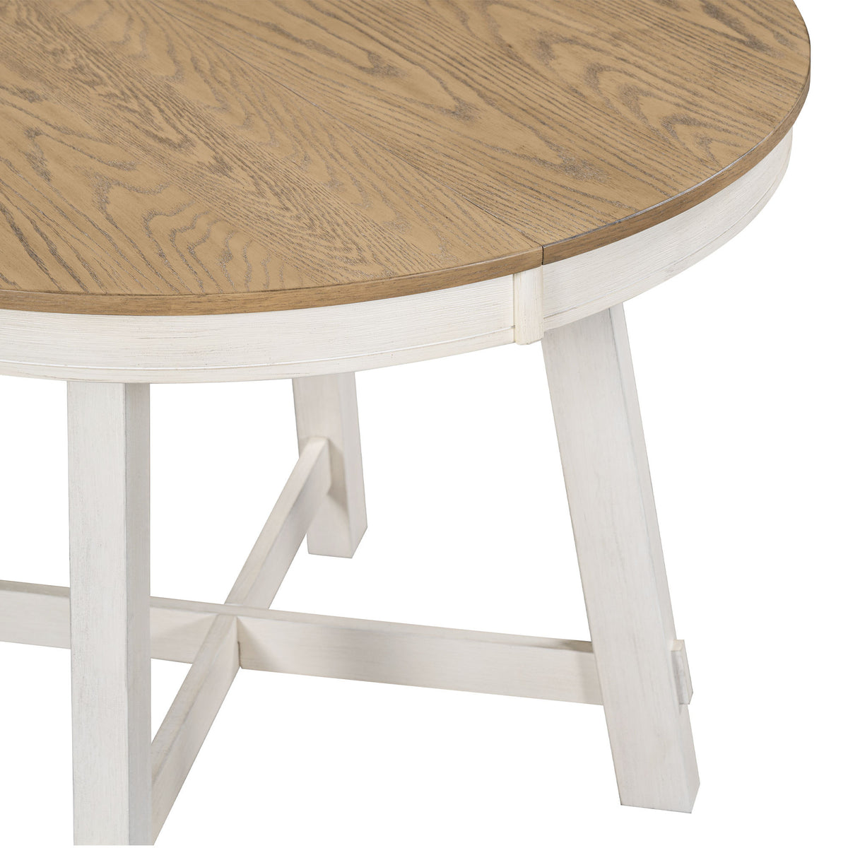 NOVAHOME 5-piece extendable farmhouse dining set product image 29
