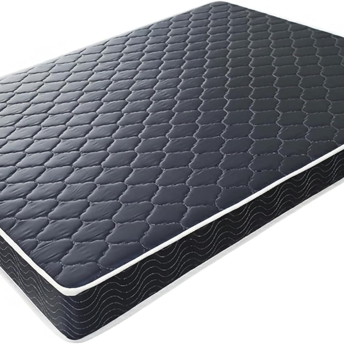 Full navy blue waterproof 6-inch foam mattress