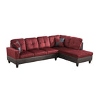 NOVAHOME 3-Piece Fabric Sectional Sofa Set with Storage Ottoman - product view 22