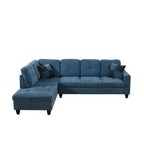 NOVAHOME 3-Piece Fabric Sectional Sofa Set with Storage Ottoman - product view 33