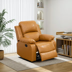 NOVAHOME Manual Reclining PU/PVC Sofa Collection with Consoles