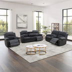 NOVAHOME Smart Reclining Premium Corduroy Sofa Set (3-Piece)