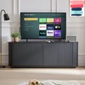 Black NOVAHOME 64-inch wave-pattern sideboard and TV stand - W1162P410390
