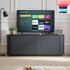 Black NOVAHOME 64-inch wave-pattern sideboard and TV stand - W1162P410390