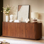 Walnut NOVAHOME 64-inch wave-pattern sideboard and TV stand - W1162P410391
