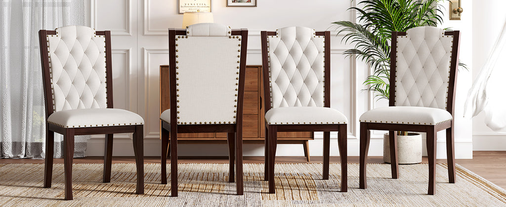 NOVAHOME 6-piece upholstered dining set product image 34
