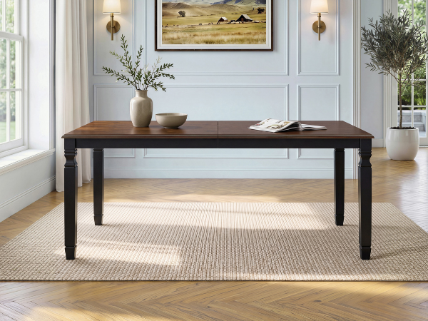 NOVAHOME extendable farmhouse dining table product image 15