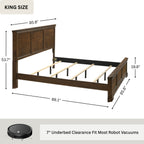 NOVAHOME Maderne walnut bedroom set product image 18