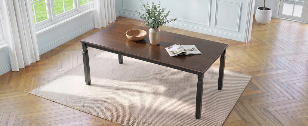 NOVAHOME extendable farmhouse dining table product image 18