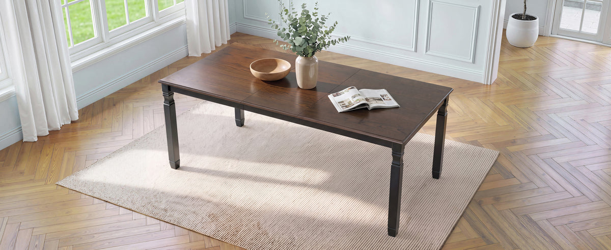 NOVAHOME extendable farmhouse dining table product image 18