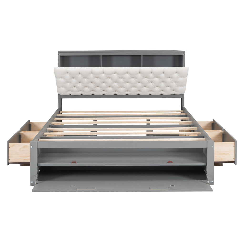 NOVAHOME queen storage platform bed product image 17