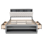 NOVAHOME queen storage platform bed product image 17