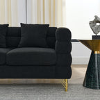 NOVAHOME Streamline Modern teddy upholstered sofa product image 12