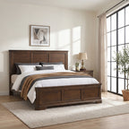 NOVAHOME Maderne walnut bedroom set product image 4