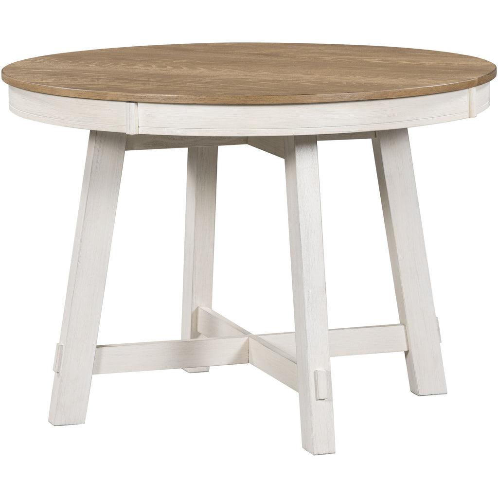 NOVAHOME 5-piece extendable farmhouse dining set product image 25