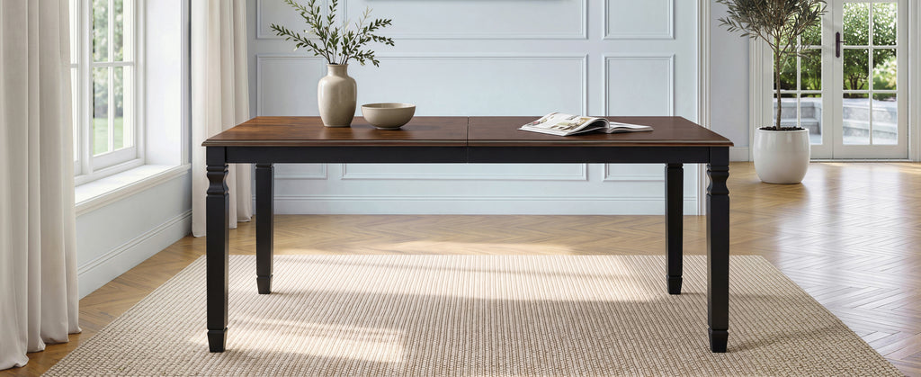 NOVAHOME extendable farmhouse dining table product image 19