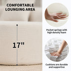 LY-025 curved chenille modular sofa product image 11