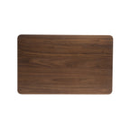 Rich wood grain texture on faux wood tabletop