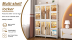 Quick assembly and foldable design details for modular wardrobe