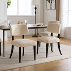 NOVAHOME upholstered rubberwood dining chair product image 8