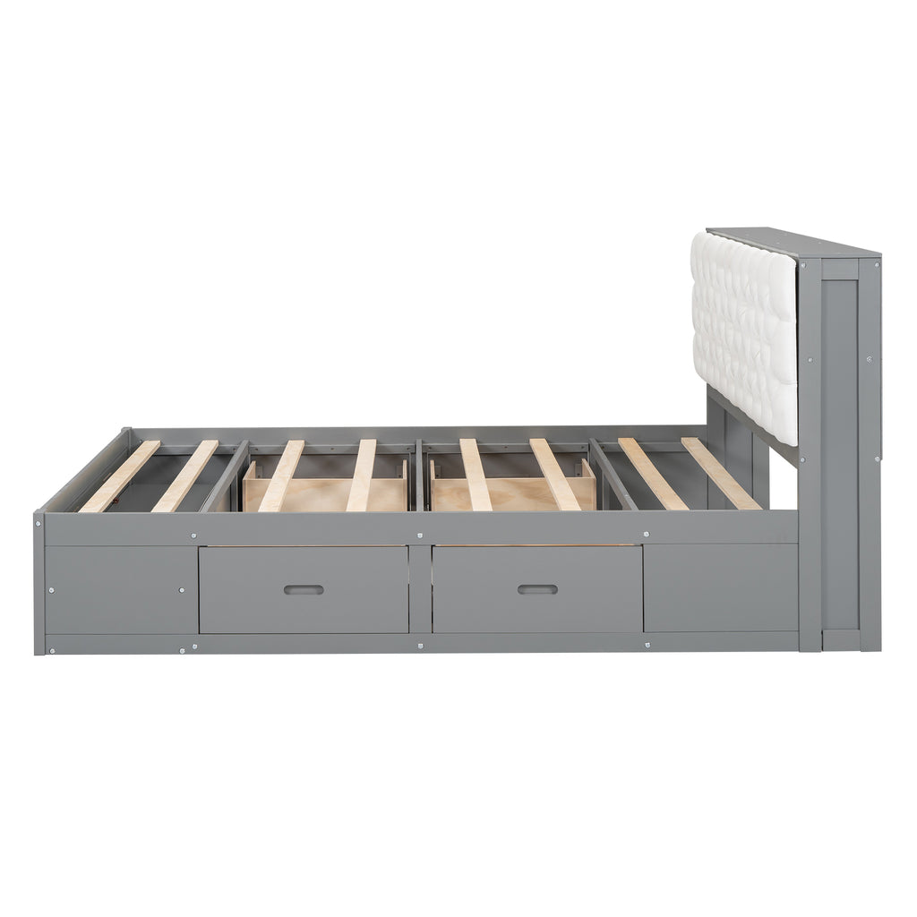 NOVAHOME queen storage platform bed product image 18