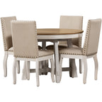 NOVAHOME 5-piece extendable farmhouse dining set product image 23