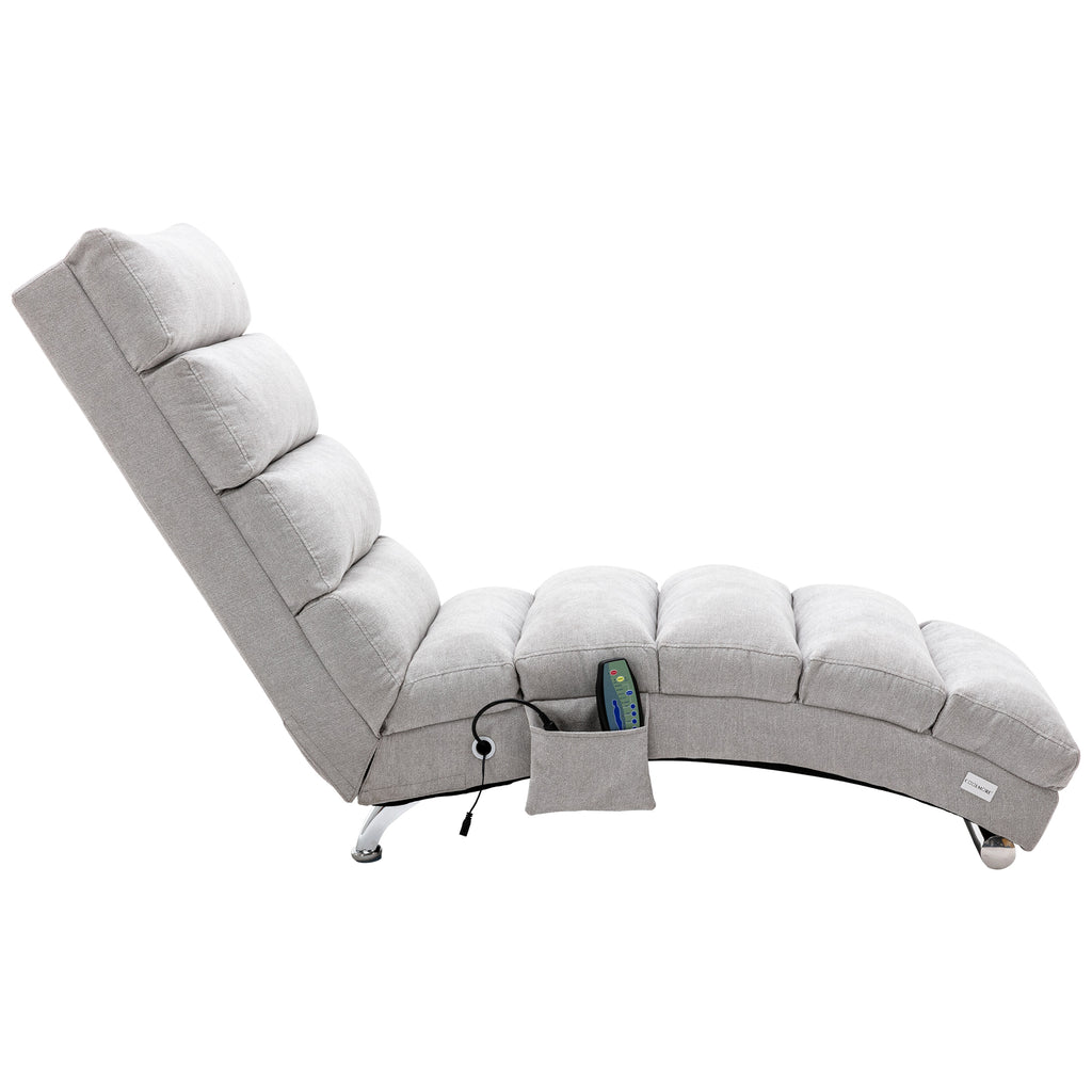 NOVAHOME upholstered vibration chaise lounge product image 15