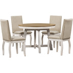 NOVAHOME 5-piece extendable farmhouse dining set product image 24
