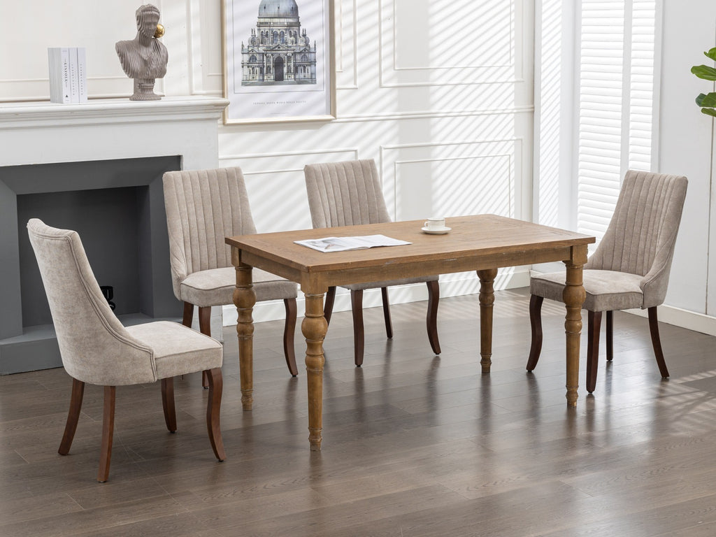 NOVAHOME upholstered high-back dining chair product image 17