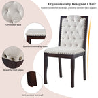 NOVAHOME 6-piece upholstered dining set product image 5